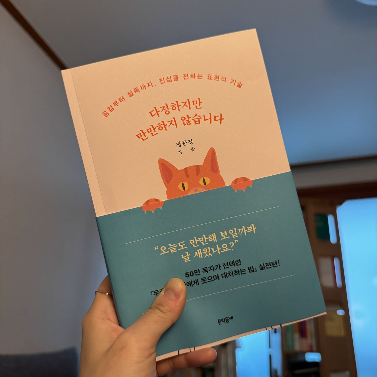 다정하지만 만만하지 않습니다